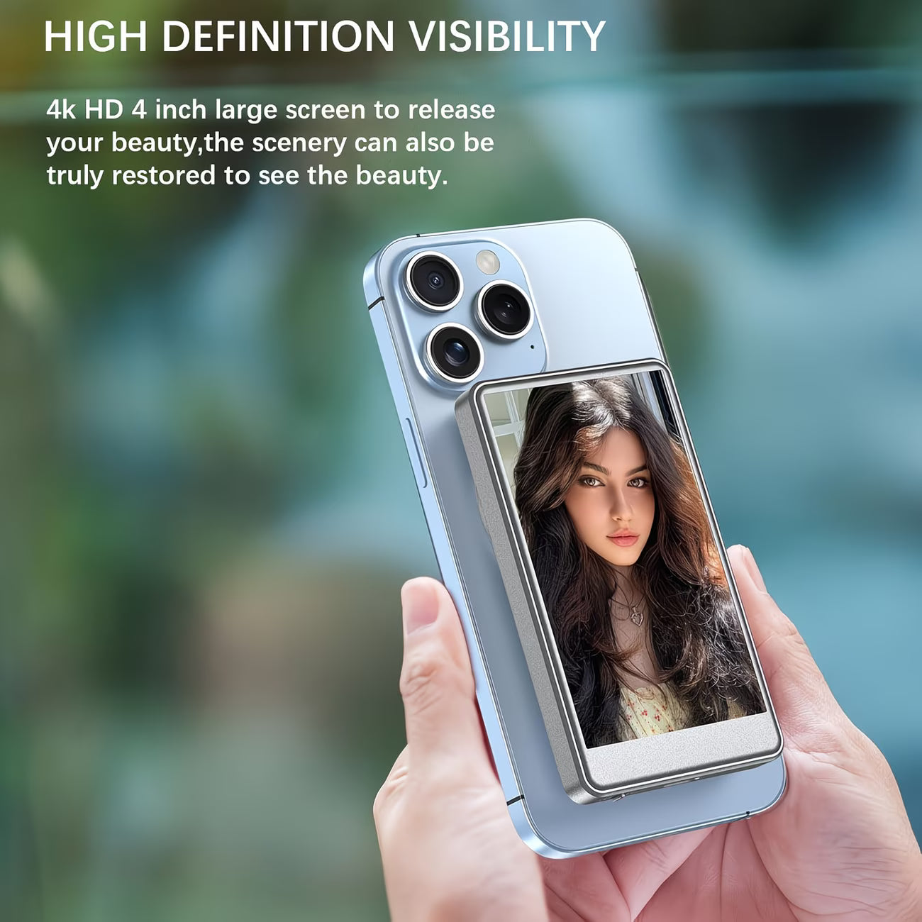 Magnetic Selfie Monitor – See Yourself While You Shoot