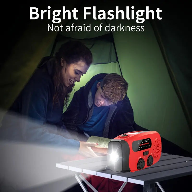 Emergency Solar & Hand Crank Charger – Power Anywhere