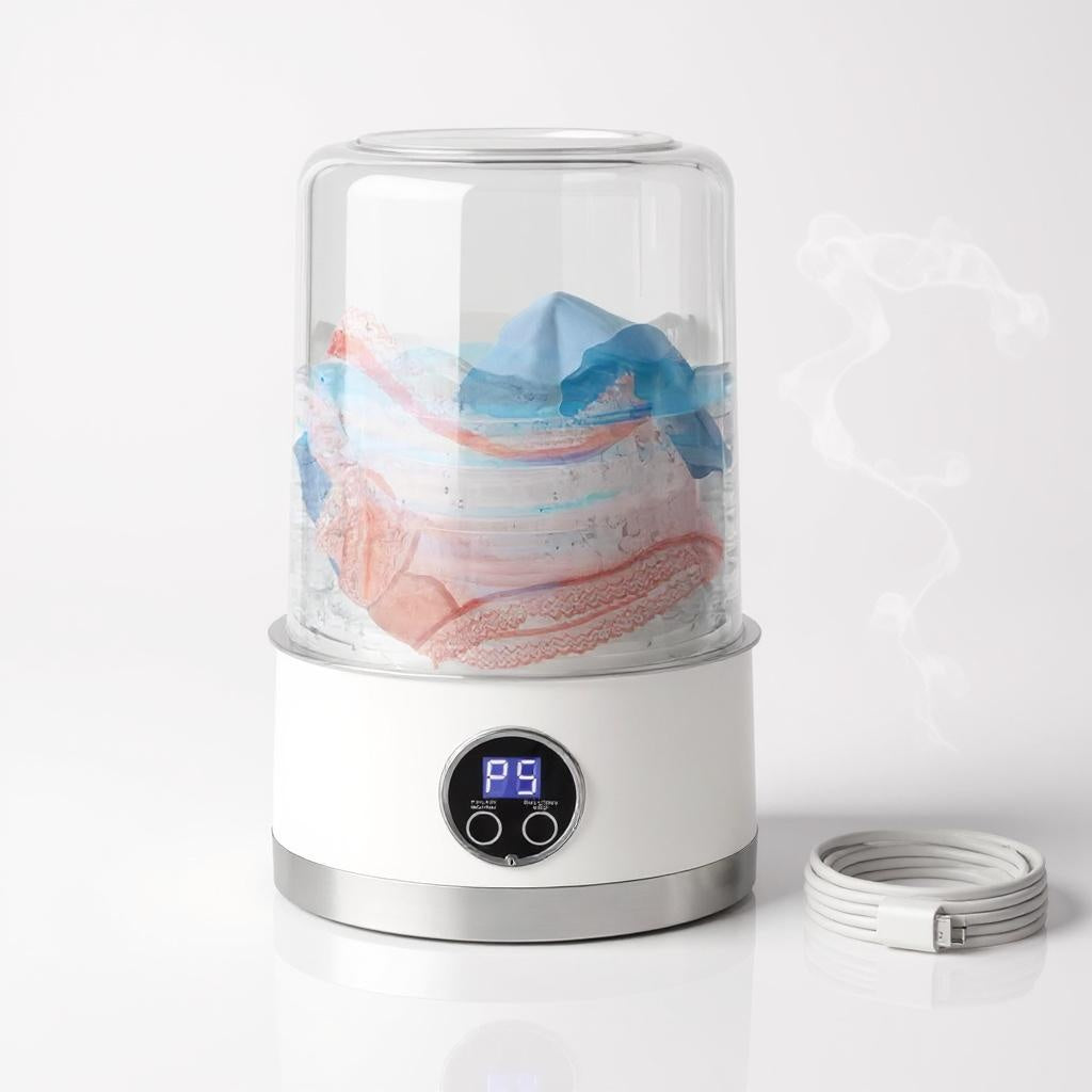 Mini Washing Machine (1L) – Compact, Powerful & Travel-Friendly!