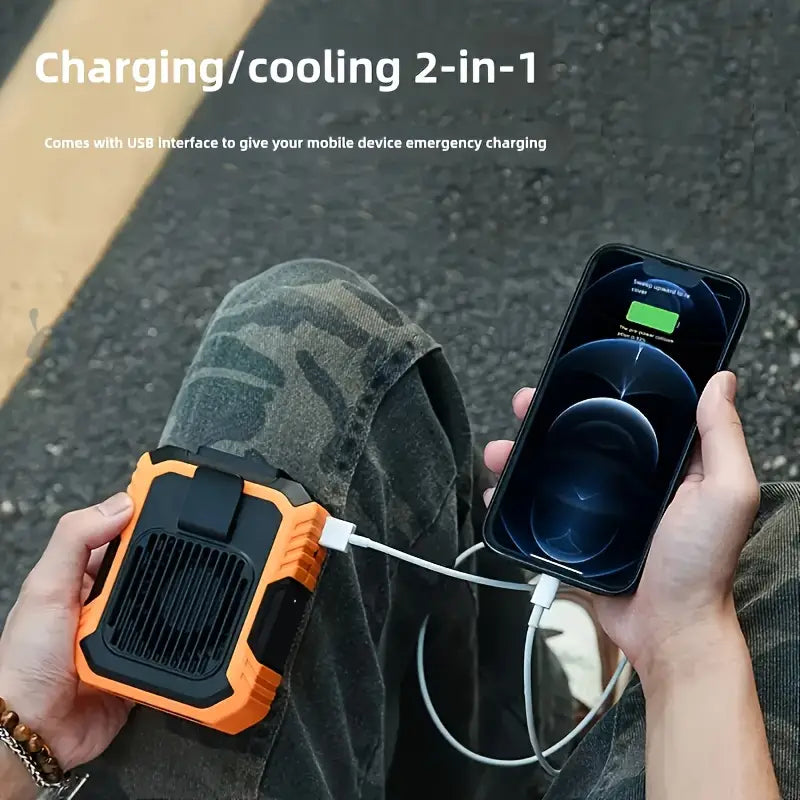 Wearable Waist Fan – Hands-Free Cooling Anywhere