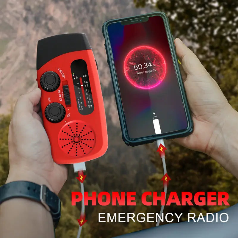 Emergency Solar & Hand Crank Charger – Power Anywhere