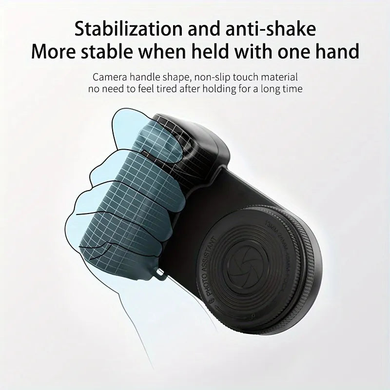 360° Camera Handle – Steady Shots & Self-Lighting