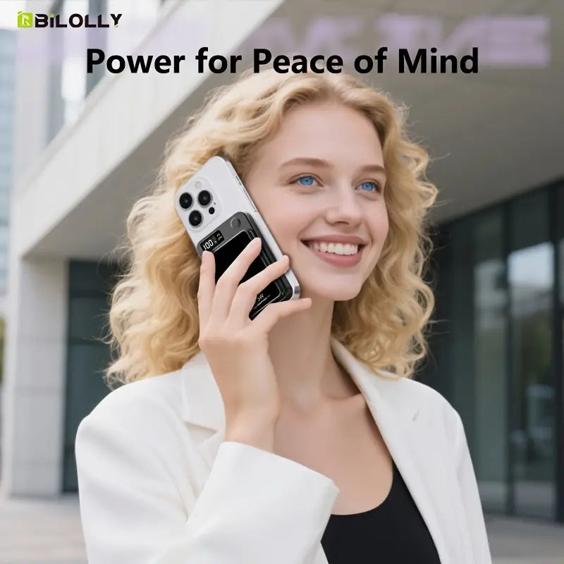 5,000mAh Magnetic Power Bank – Snap & Charge