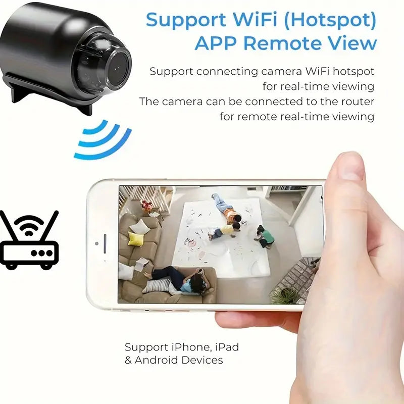 Smart WiFi Security Camera – Watch Anytime, Anywhere