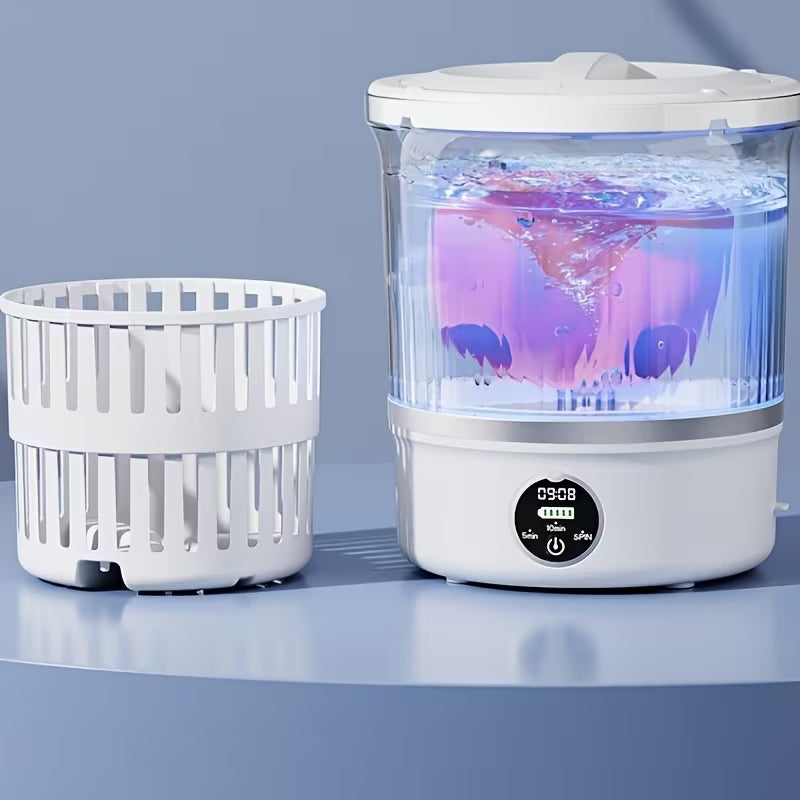 Ultra-Compact 3L Mini Washing Machine with Dryer