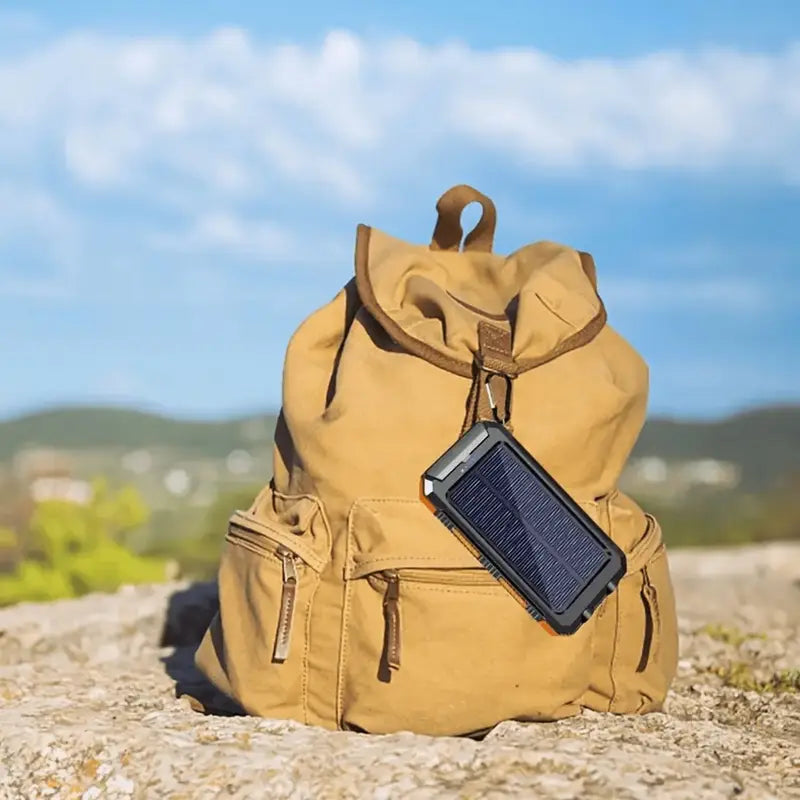 20,000mAh Solar Power Bank – Outdoor Charging Beast