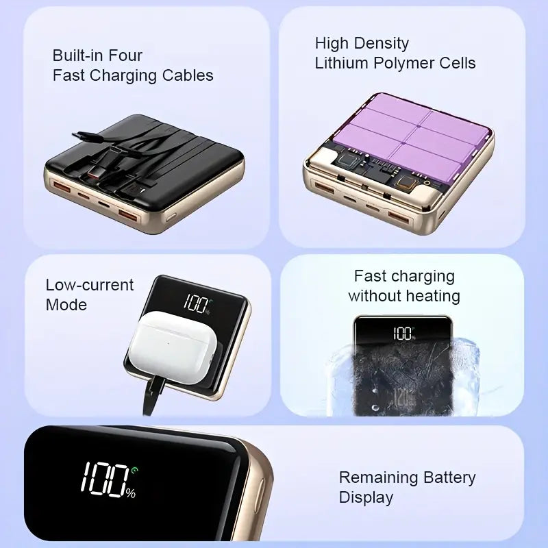 30,000mAh Portable Mobile Power – Supercharge On the Go!