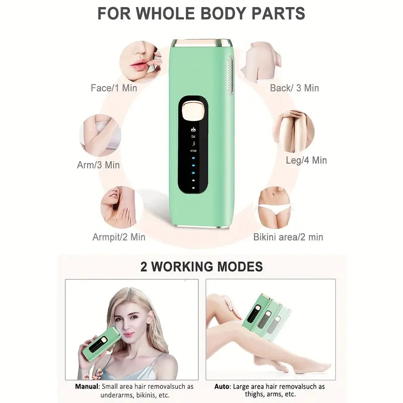 IPL Hair Removal Device - Smooth Skin, Salon-Free