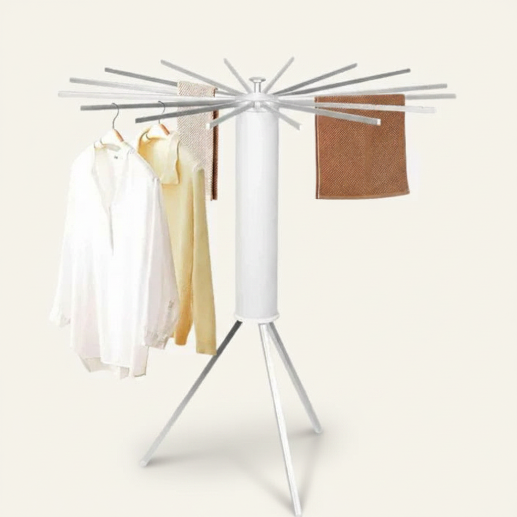 Multifunctional Foldable Outdoor Clothes Drying Stand