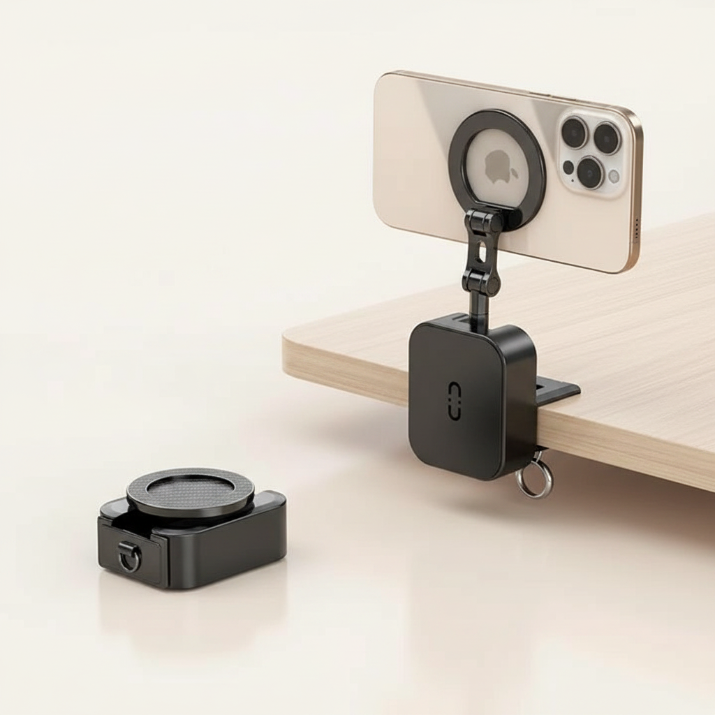 3-In-1 Magnetic Phone Stand – Gym, Travel & Workout Ready