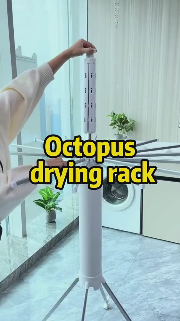 Multifunctional Foldable Outdoor Clothes Drying Stand