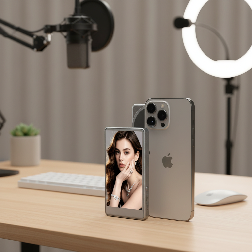 Magnetic Selfie Monitor – See Yourself While You Shoot