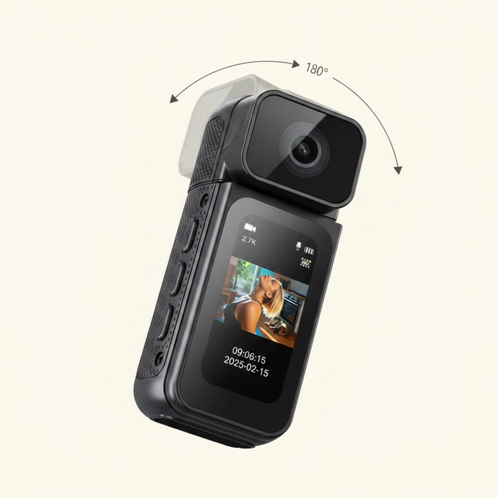 2.7K Thumb Action Camera – Wearable POV in a Snap