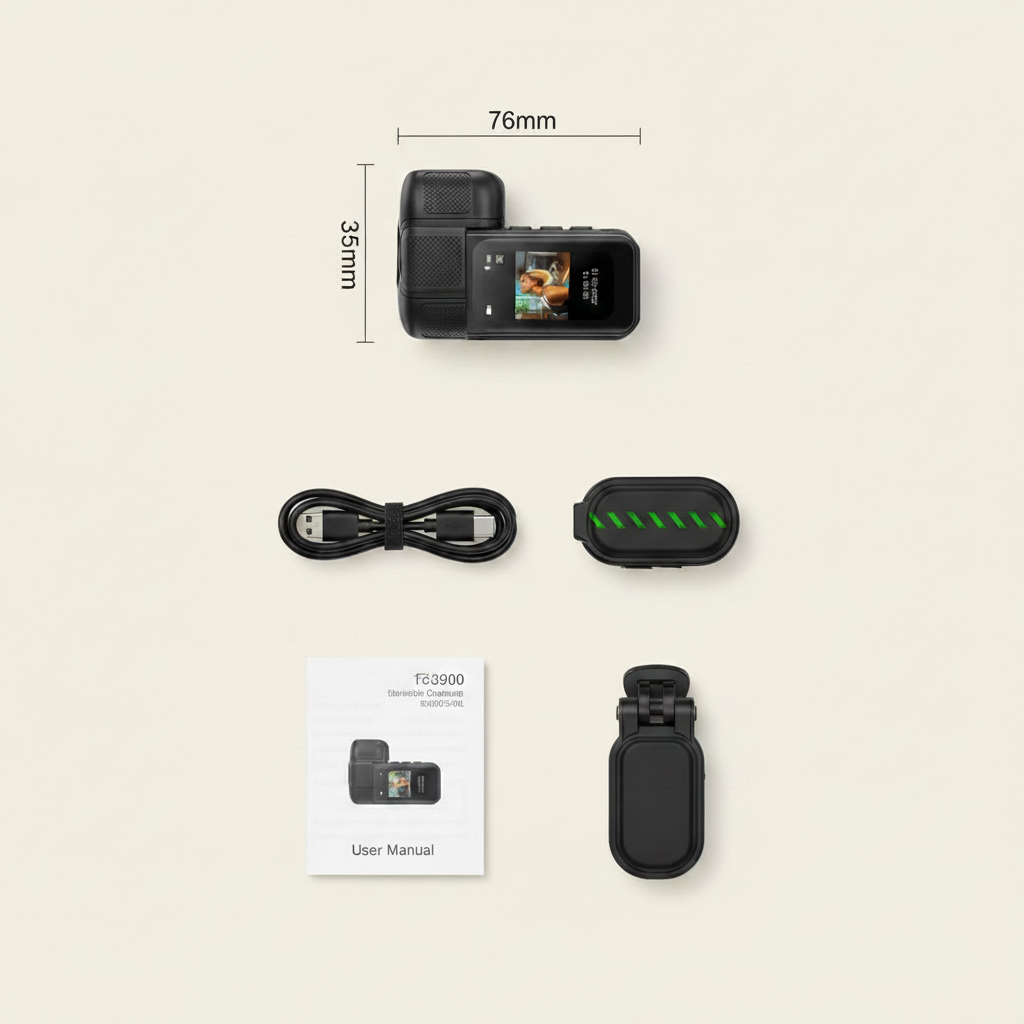 2.7K Thumb Action Camera – Wearable POV in a Snap